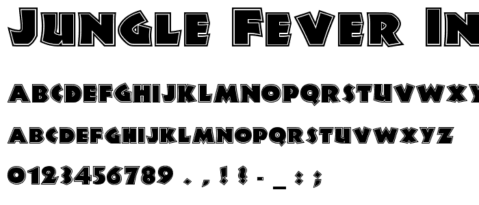 Jungle Fever Inline NF font